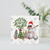 Baseball Weihnachten mit Geschenken und Ball Urlau (Stehend Vorderseite)