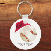 Baseball-Weihnachten Schlüsselanhänger (Vorderseite)