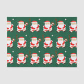 Baseball Weihnachten Seidenpapier (Vorderseite)