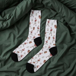 Baseball Weihnachten Socken