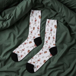 Baseball Weihnachten Socken
