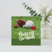 Baseball Weihnachten Thema (Stehend Vorderseite)