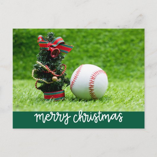 Baseball Weihnachten Thema (Vorderseite)