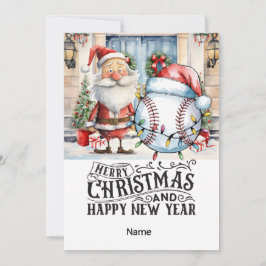 Baseball Weihnachten Thema