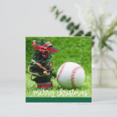 Baseball Weihnachten Thema (Stehend Vorderseite)