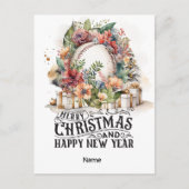 Baseball Weihnachten Thema (Vorderseite)