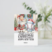 Baseball Weihnachten Thema (Stehend Vorderseite)