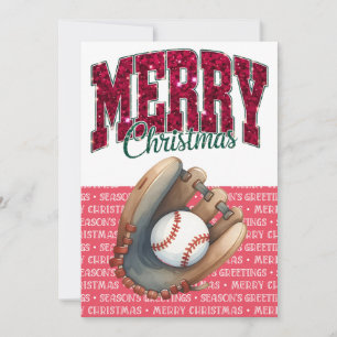 Baseball Weihnachten Thema