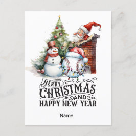 Baseball Weihnachten Thema