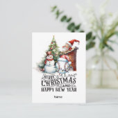 Baseball Weihnachten Thema (Stehend Vorderseite)