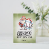 Baseball Weihnachten Thema (Stehend Vorderseite)