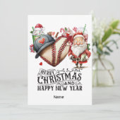 Baseball Weihnachten Thema (Stehend Vorderseite)