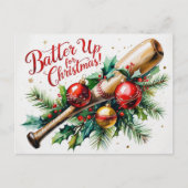 Baseball Weihnachten Thema (Vorderseite)