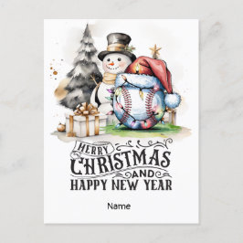 Baseball Weihnachten Thema