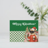 Baseball Weihnachten Thema für Cat Lovers (Stehend Vorderseite)