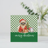 Baseball Weihnachten Thema für Cat Lovers (Stehend Vorderseite)