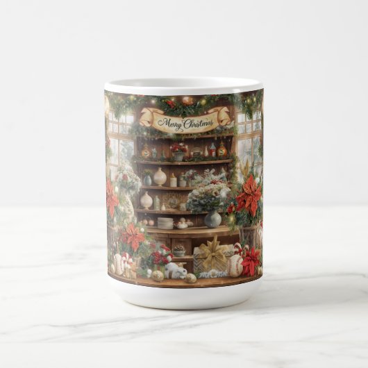 Baseball Weihnachten Thema für Spieler Kaffeetasse (Mittel)