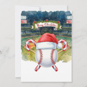 Baseball Weihnachten Thema im Stadion