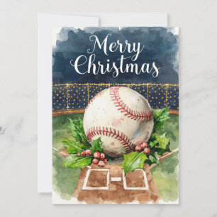 Baseball Weihnachten Thema im Stadion