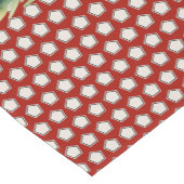 Baseball Weihnachten Thema Kurzer Tischläufer (Ecke)