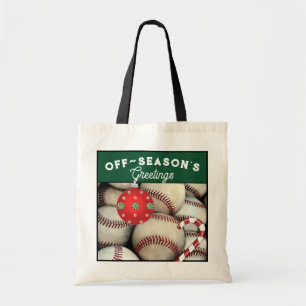 Baseball-Weihnachts-Feiertags-Tasche Tragetasche