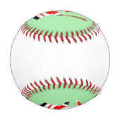 Baseball-Weihnachts-Sammelobjekt Baseball (Rückseite)