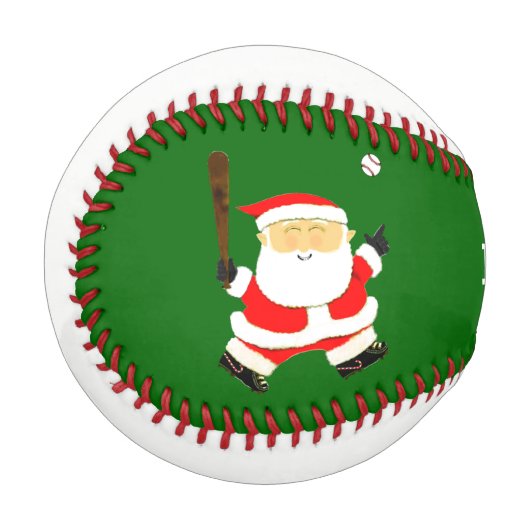 Baseball-Weihnachts-Sammelobjekt Baseball (Vorderseite Links)