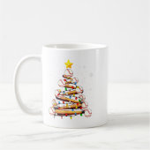 Baseball-Weihnachtsbaum-Licht Weihnachten Baseball Kaffeetasse (Links)