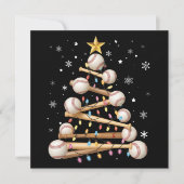 Baseball Weihnachtsbaum Light Weihnachten Weihnach (Vorderseite)