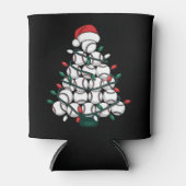 Baseball-Weihnachtsbaum-Santa-Sport Dosenkühler (Vorderseite)