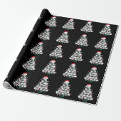 Baseball-Weihnachtsbaum-Santa-Sport Geschenkpapier (Ungerollt)