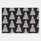 Baseball-Weihnachtsbaum-Santa-Sport Geschenkpapier Set (Vorderseite)