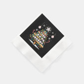 Baseball-Weihnachtsbaum Serviette (Ecke)