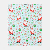 Baseball Weihnachtsfeiertag Fleecedecke (Vorderseite)