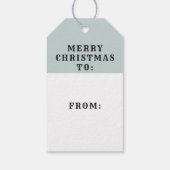 Baseball Weihnachtsfeiertag Geschenkanhänger (Rückseite)