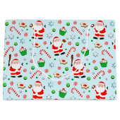 Baseball Weihnachtsfeiertag Große Geschenktüte (Vorderseite)