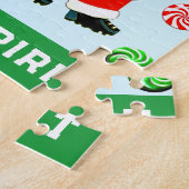 Baseball Weihnachtsfeiertag Puzzle (Seite)