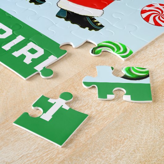 Baseball Weihnachtsfeiertag Puzzle (Seite)