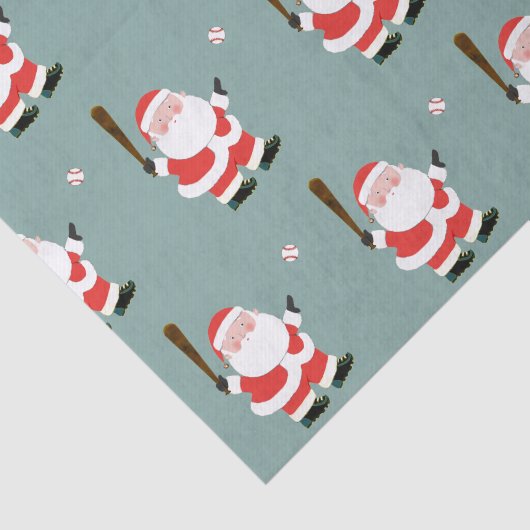 Baseball Weihnachtsfeiertag Seidenpapier (Ausschnitt)