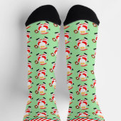 Baseball Weihnachtsfeiertag Socken (Oben)