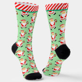 Baseball Weihnachtsfeiertag Socken (Gewinkelt)