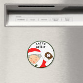 Baseball Weihnachtsfeiertage Magnet (In Situ (Geschirrspüler))