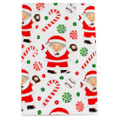 Baseball Weihnachtsfest Mittlere Geschenktasche Geschenktüte (Vorderseite)