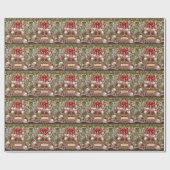 Baseball Weihnachtsgeschenk Geschenkpapier (Flach)