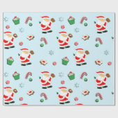 Baseball Weihnachtsgeschenk Geschenkpapier (Flach)