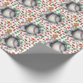 Baseball Weihnachtsgeschenk Geschenkpapier (Ecke)