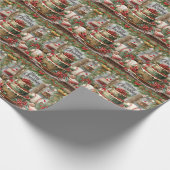 Baseball Weihnachtsgeschenk Geschenkpapier (Ecke)