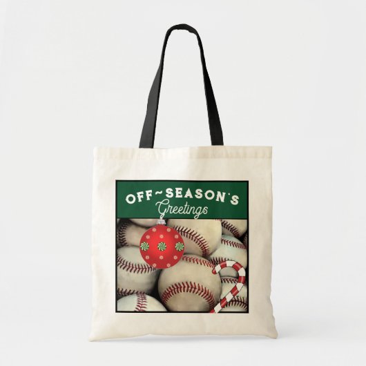 Baseball Weihnachtsgeschenk Totbeutel Tragetasche (Vorne)