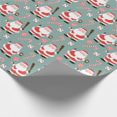 Baseball-Weihnachtsgeschenk-Verpackungspapier Geschenkpapier (Ecke)
