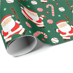 Baseball-Weihnachtsgeschenk-Verpackungspapier Geschenkpapier